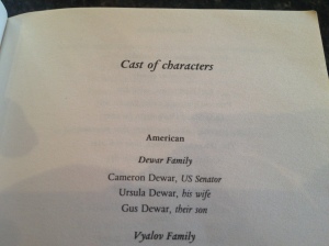 Cast of Characters - Fall of Giants